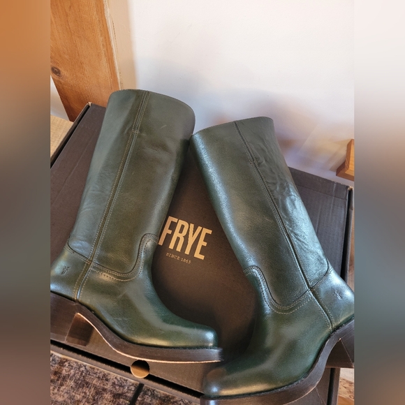 Frye Shoes - FRYE Campus 14L Forest Green Women's 5.5 B